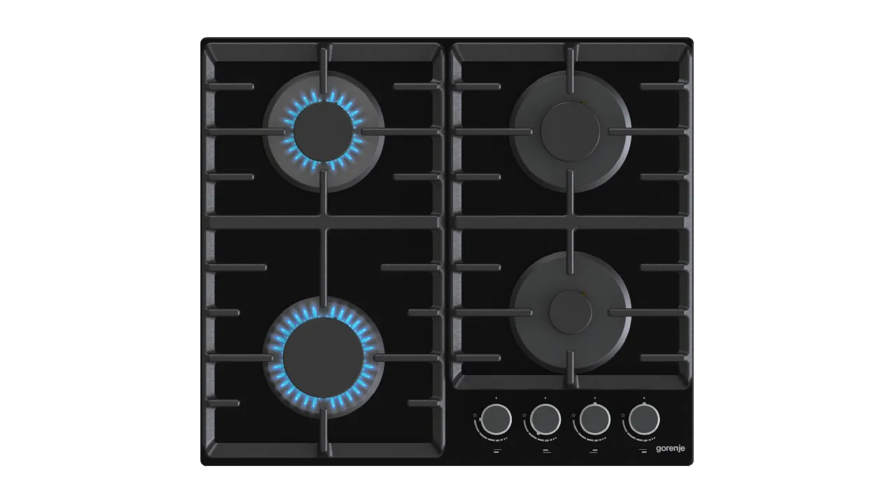 Plynová varná deska Gorenje GT642AB BigSurface 60 cm