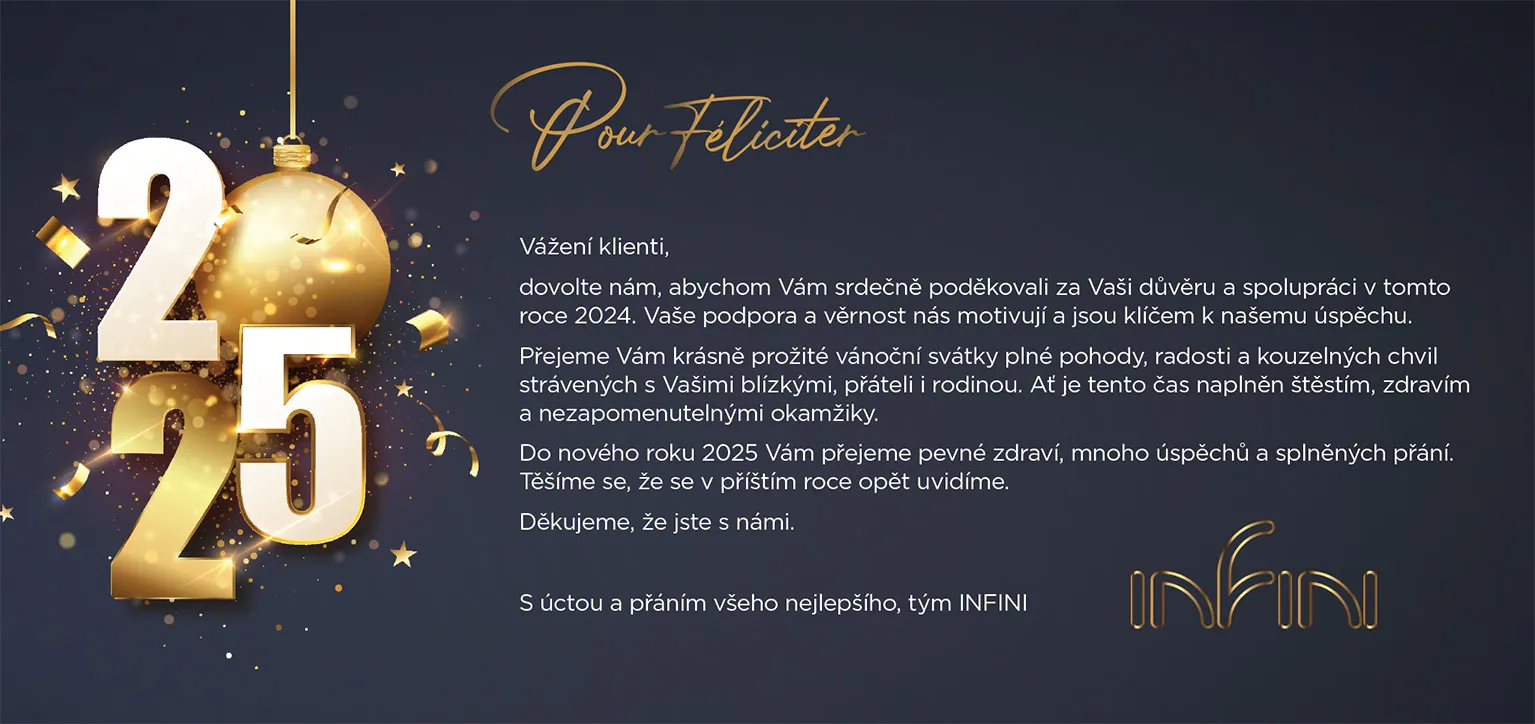 Novoroční přání PF 2025 od INFINI